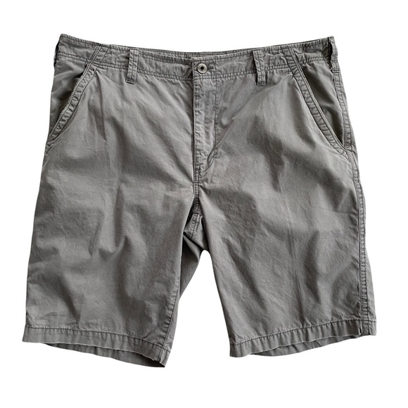 Express Mens 11” Chino Shorts Stone Gray 38 - Picture 1 of 5